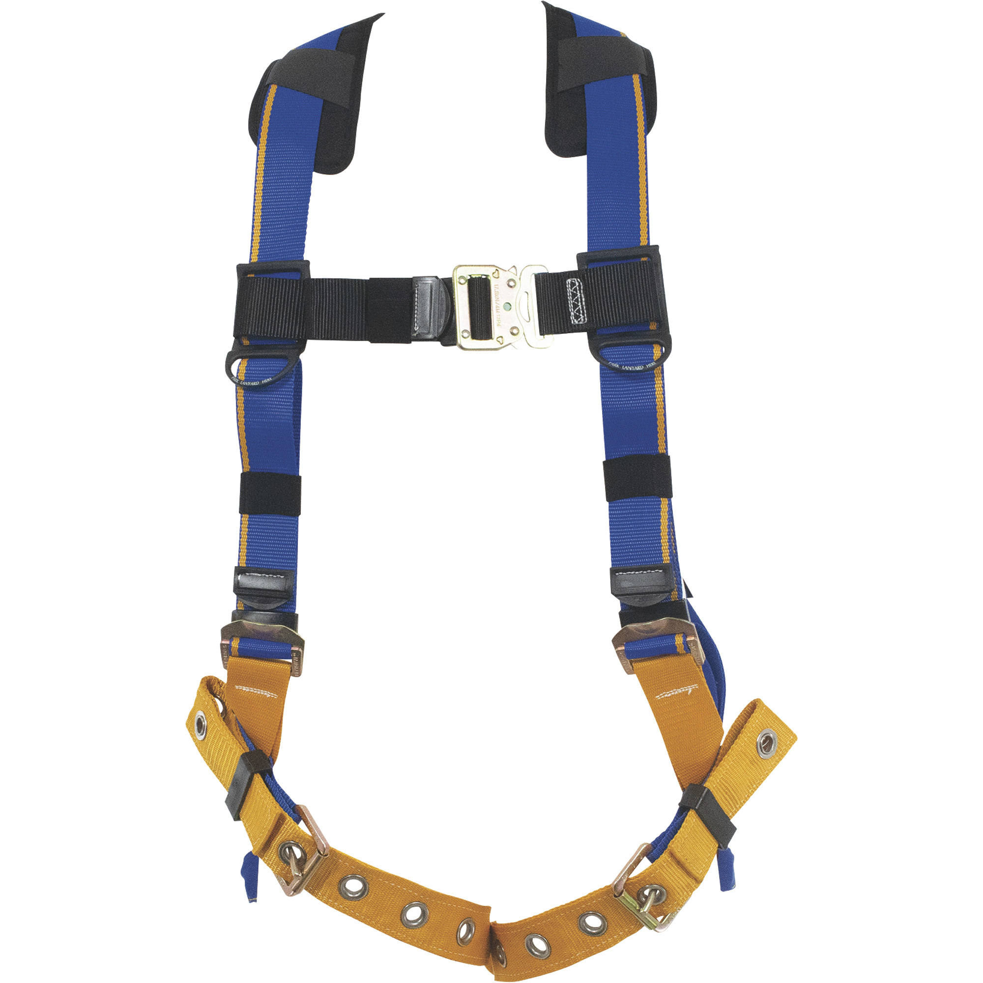 Werner Blue Armor 1-Ring Standard Safety Harness, Blue, Small, Model H112001