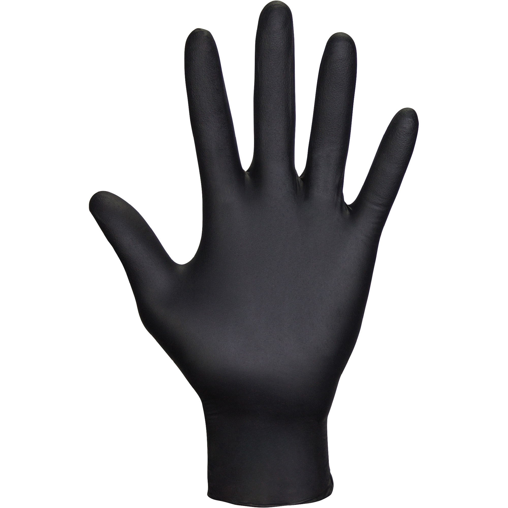 SAS Safety 7 Mil Raven Powder-Free, Non-Latex Disposable Safety Gloves, 100-Count Box, Black, Small, Model 66516