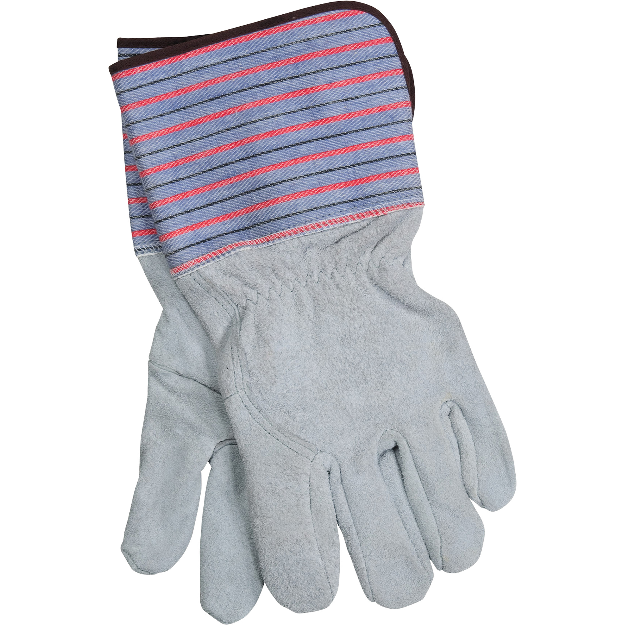 Hobart Unlined Leather Welding Gloves â Gray, One Size Fits Most, Pair, Model 770213