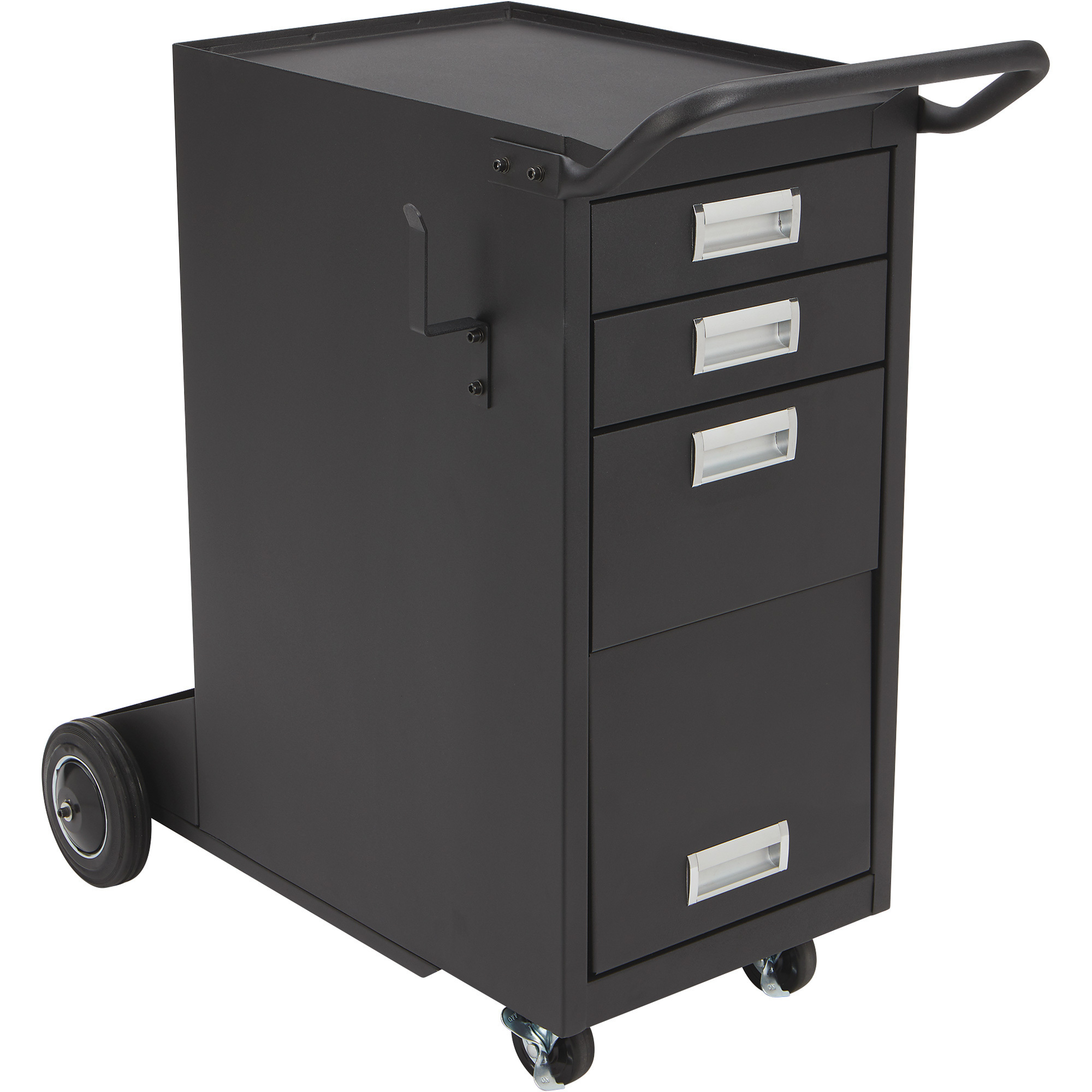 Klutch Deluxe 3-Drawer Welding Cabinet with Enclosed Storage, 35 3/4Inch L x 19 3/4Inch W x 33 3/4n.H