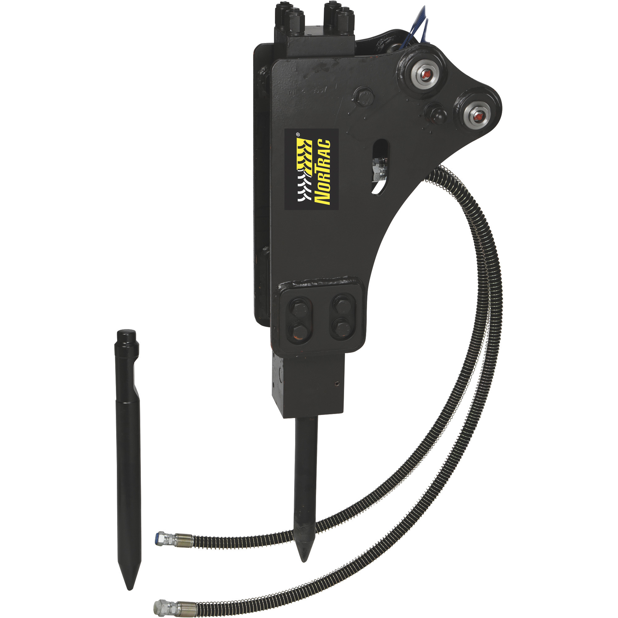 NorTrac Hammer Attachment for Mini Excavator Item# 1111419 — 1276–1696 PSI Operating Pressure -  1104Q029