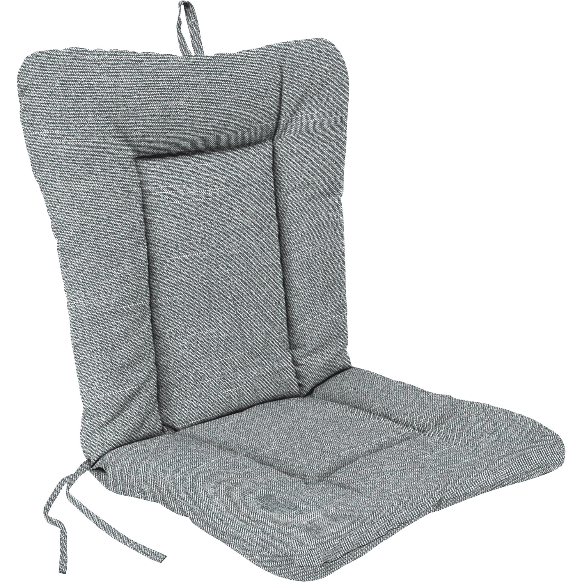 Jordan Manufacturing Euro-Style Chair Cushion, Spun Polyester, Tory Graphite, Model# 9040PK1-6148D -  Jordan MFG