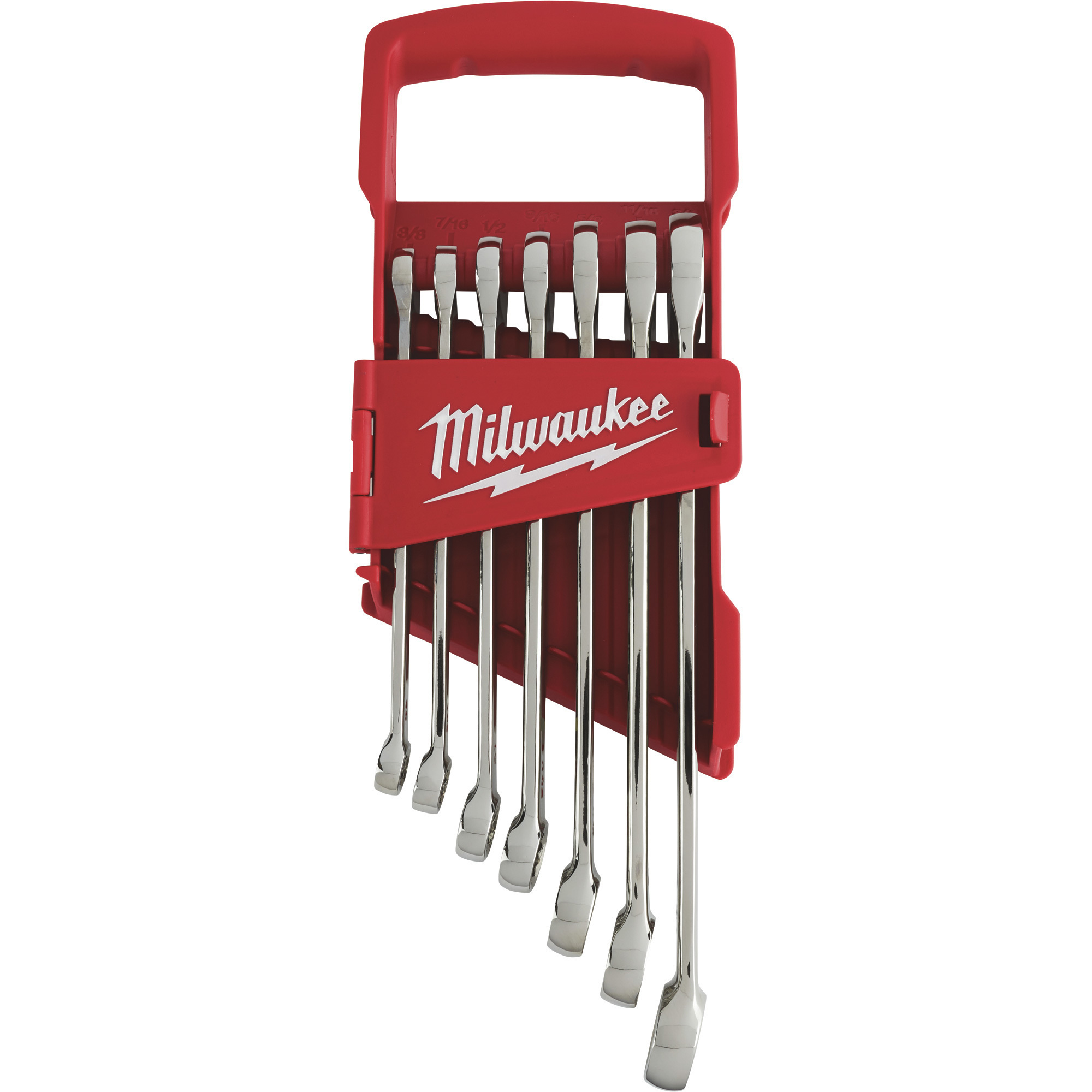 Milwaukee Combination Wrench Set, 7-Piece, SAE, Model 48-22-9407