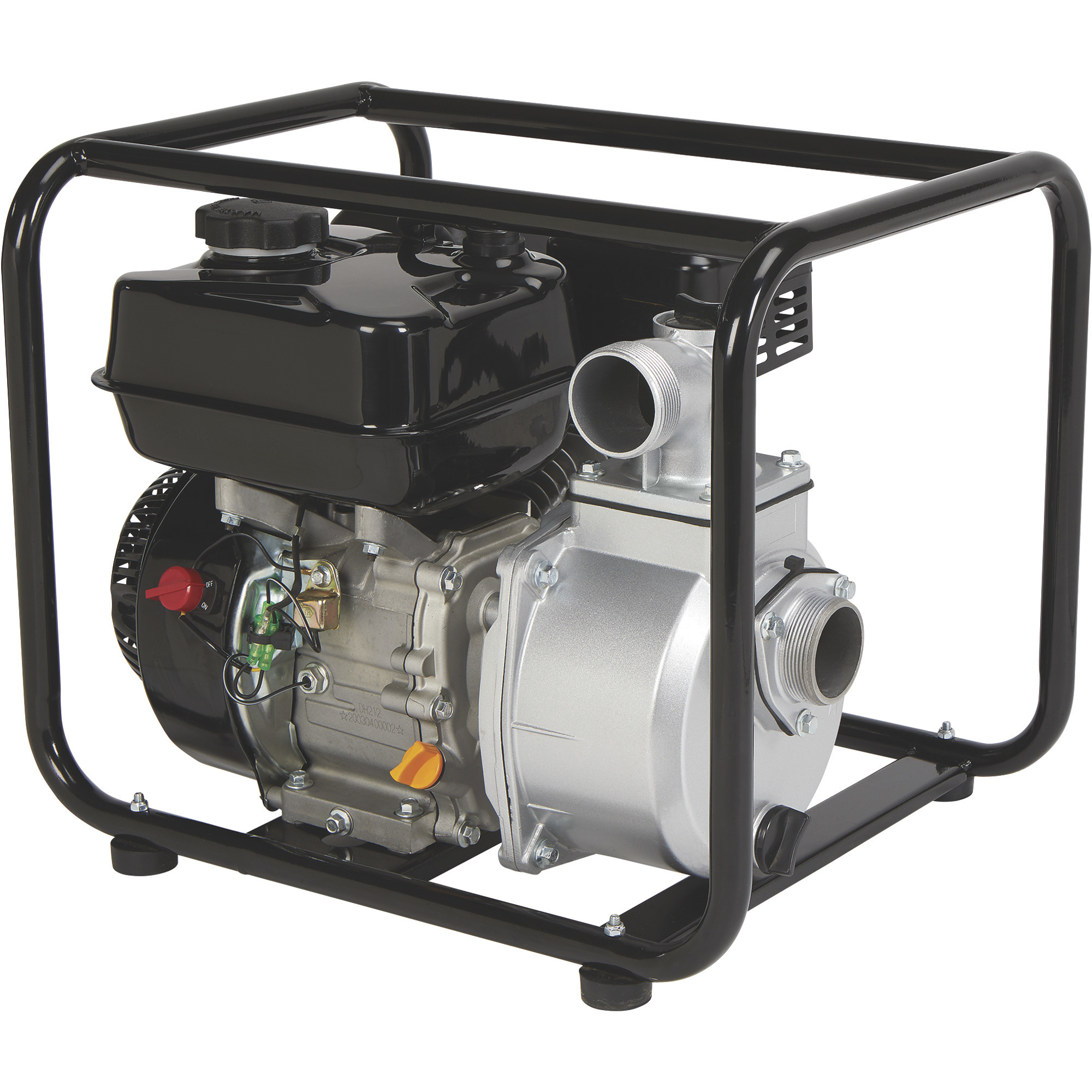 Ironton Semi-Trash Water Pump, 2Inch Ports, 7860 GPH, 1/4Inch Solids Capacity