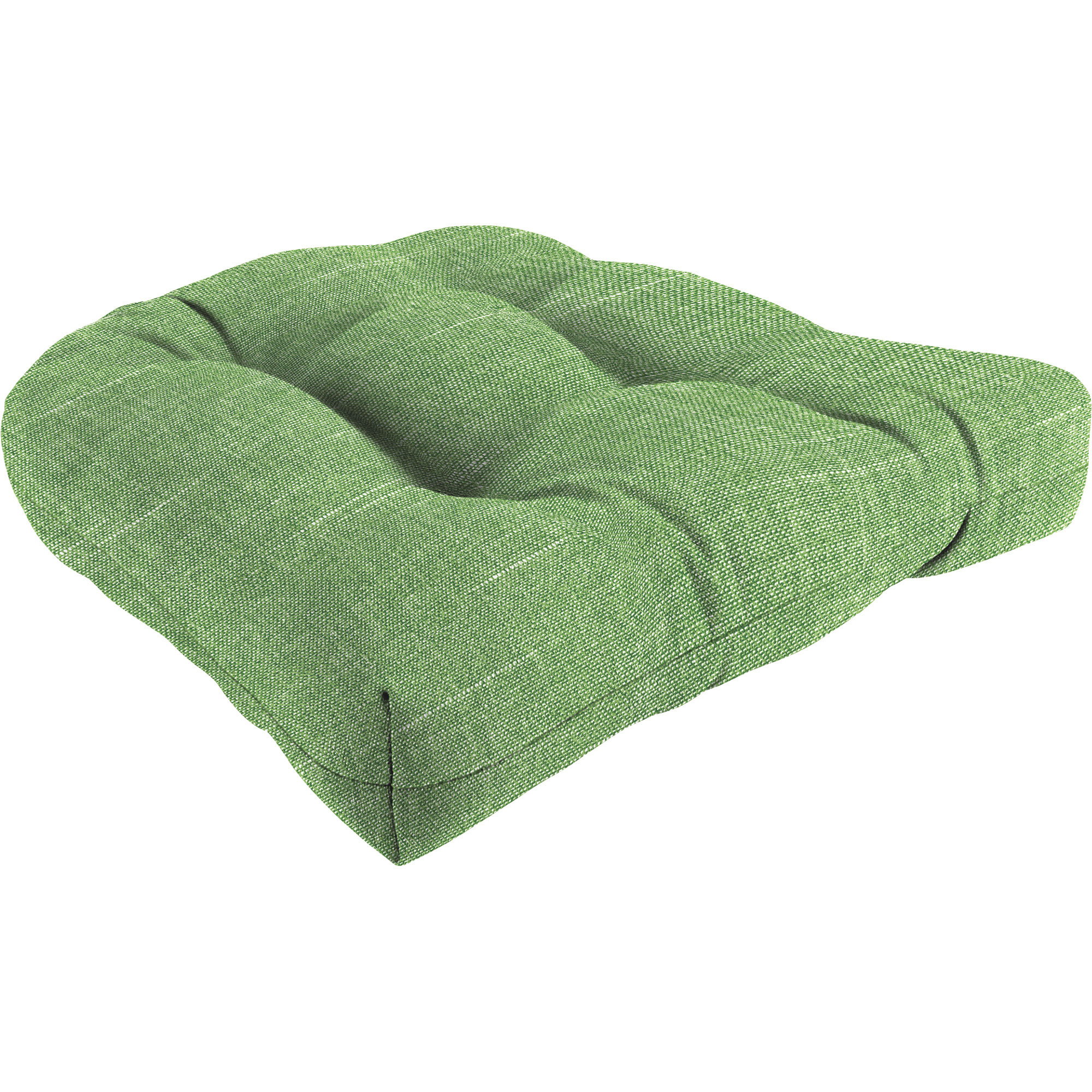 Jordan Manufacturing 18Inch Wicker Chair Cushion, Spun Polyester, Tory Palm