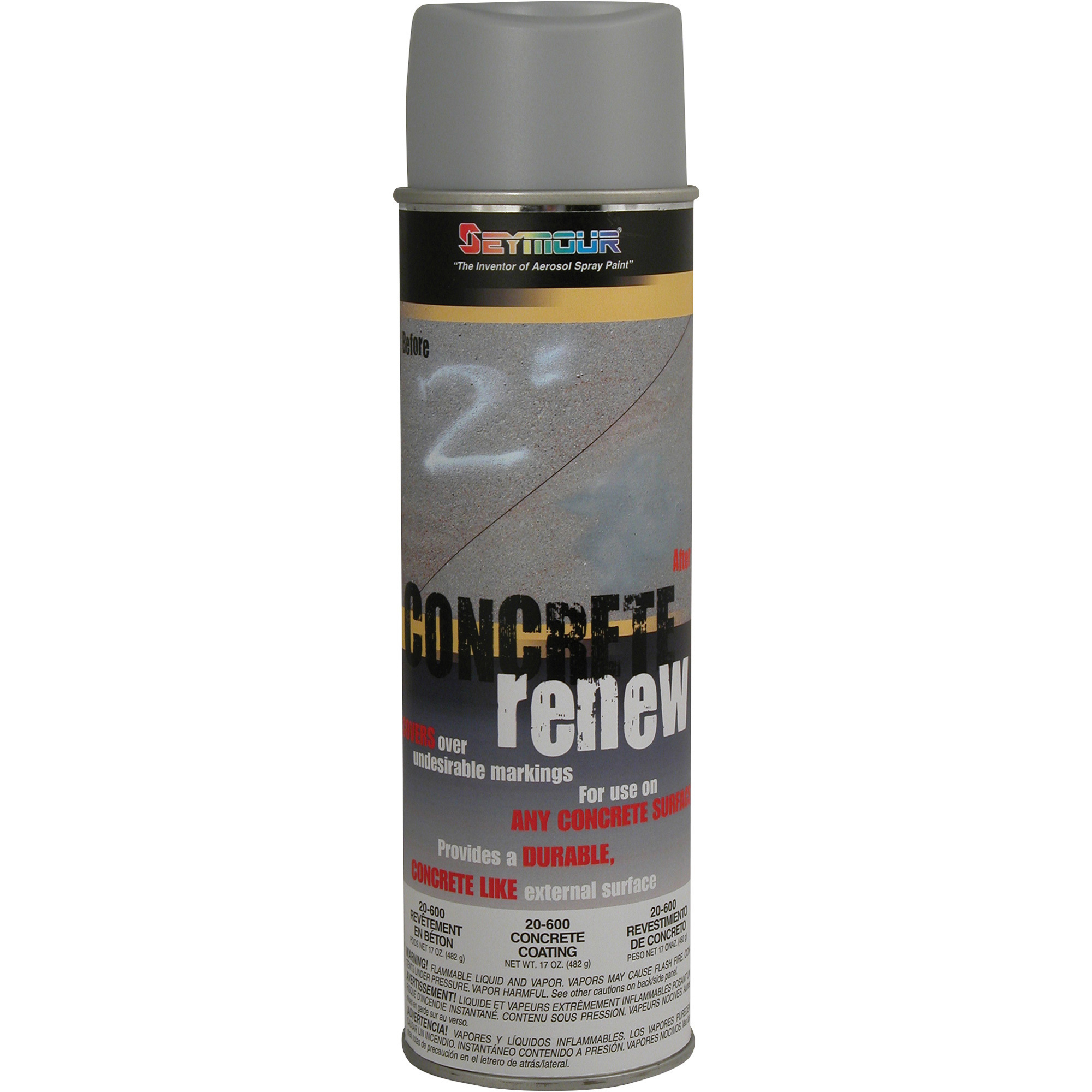 Seymour Concrete Renew, Gray, 12ct. Case, 20-Oz. Cans, Model 20-600 CS