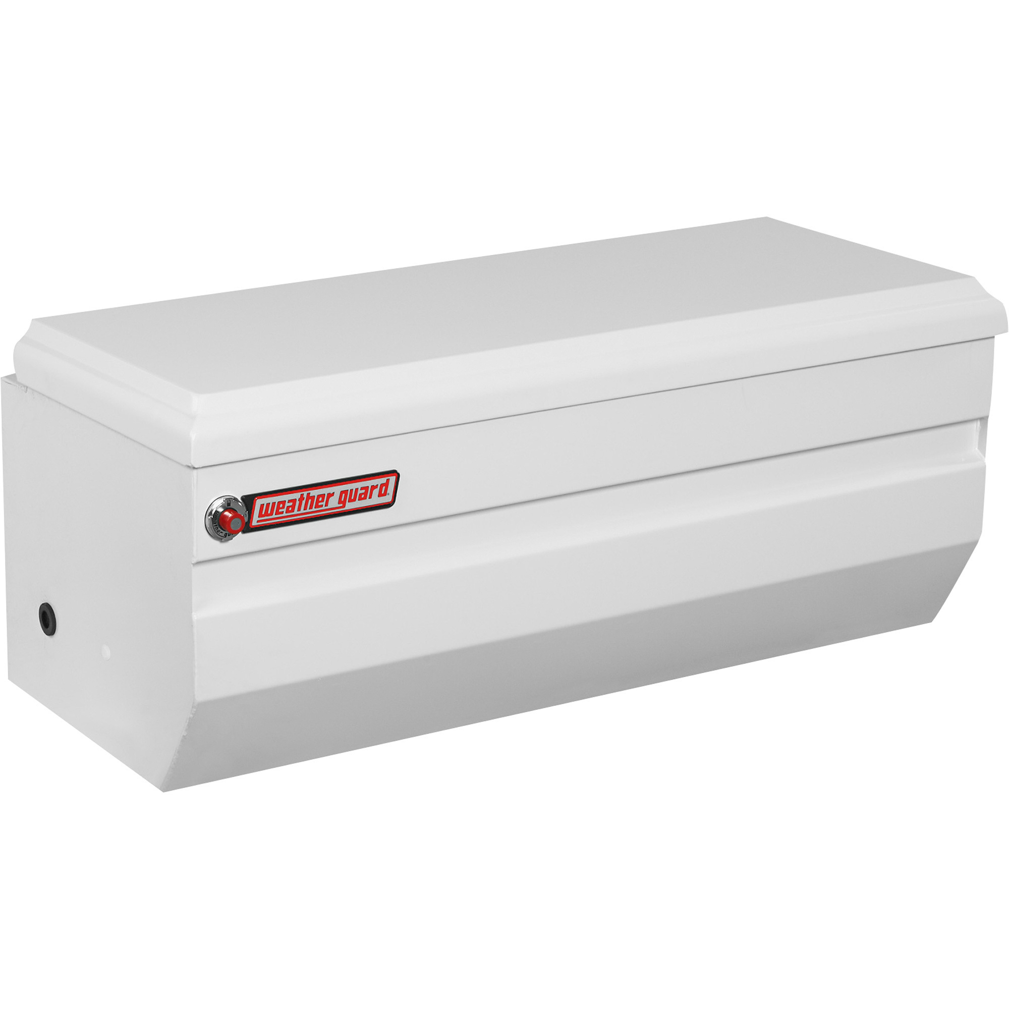 Weather Guard 47-in x 20.25-in x 19.25-in White Steel Universal Truck Tool Box -  675-3-01