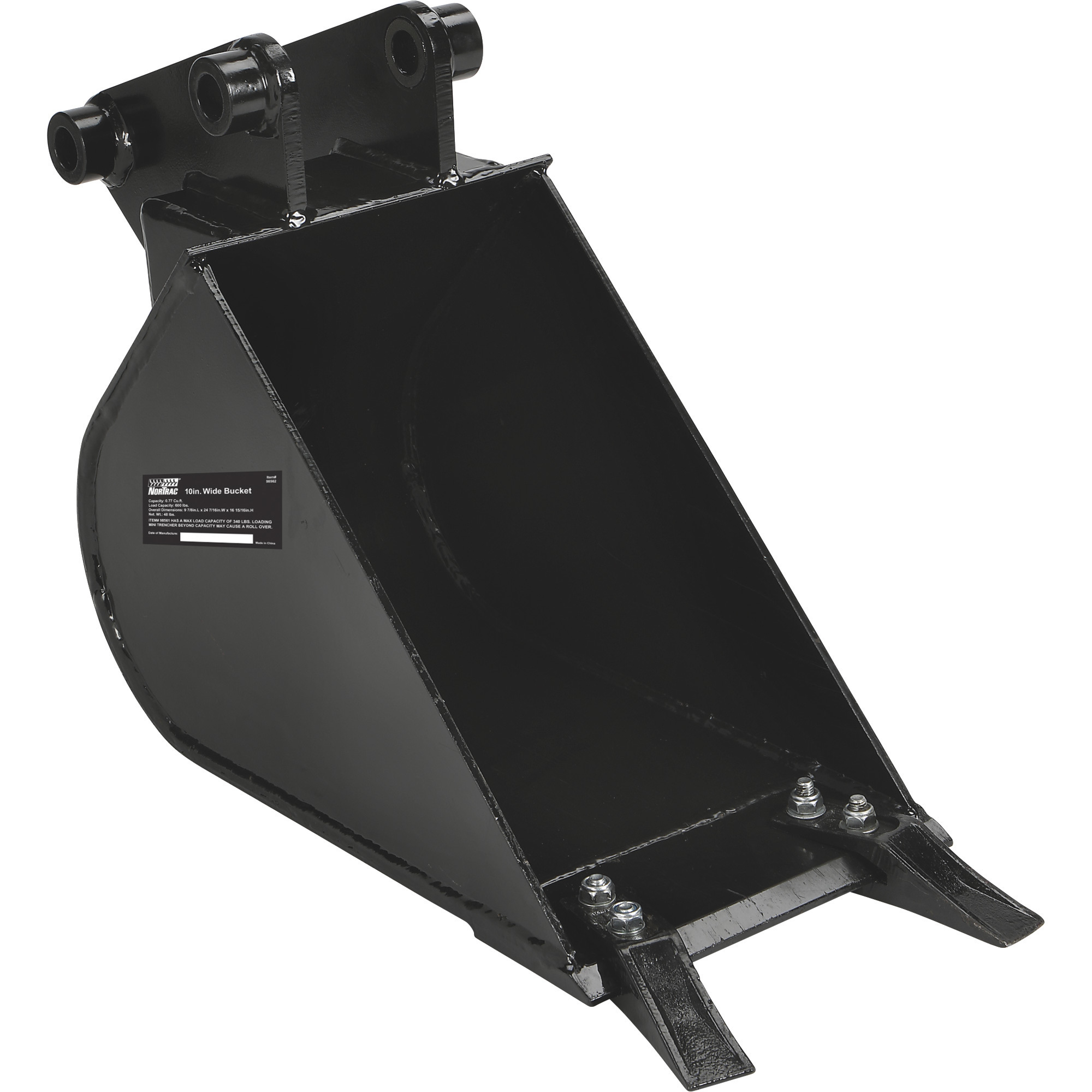NorTrac Trencher Bucket For Trencher Item# 985619 — 10in -  20140600201