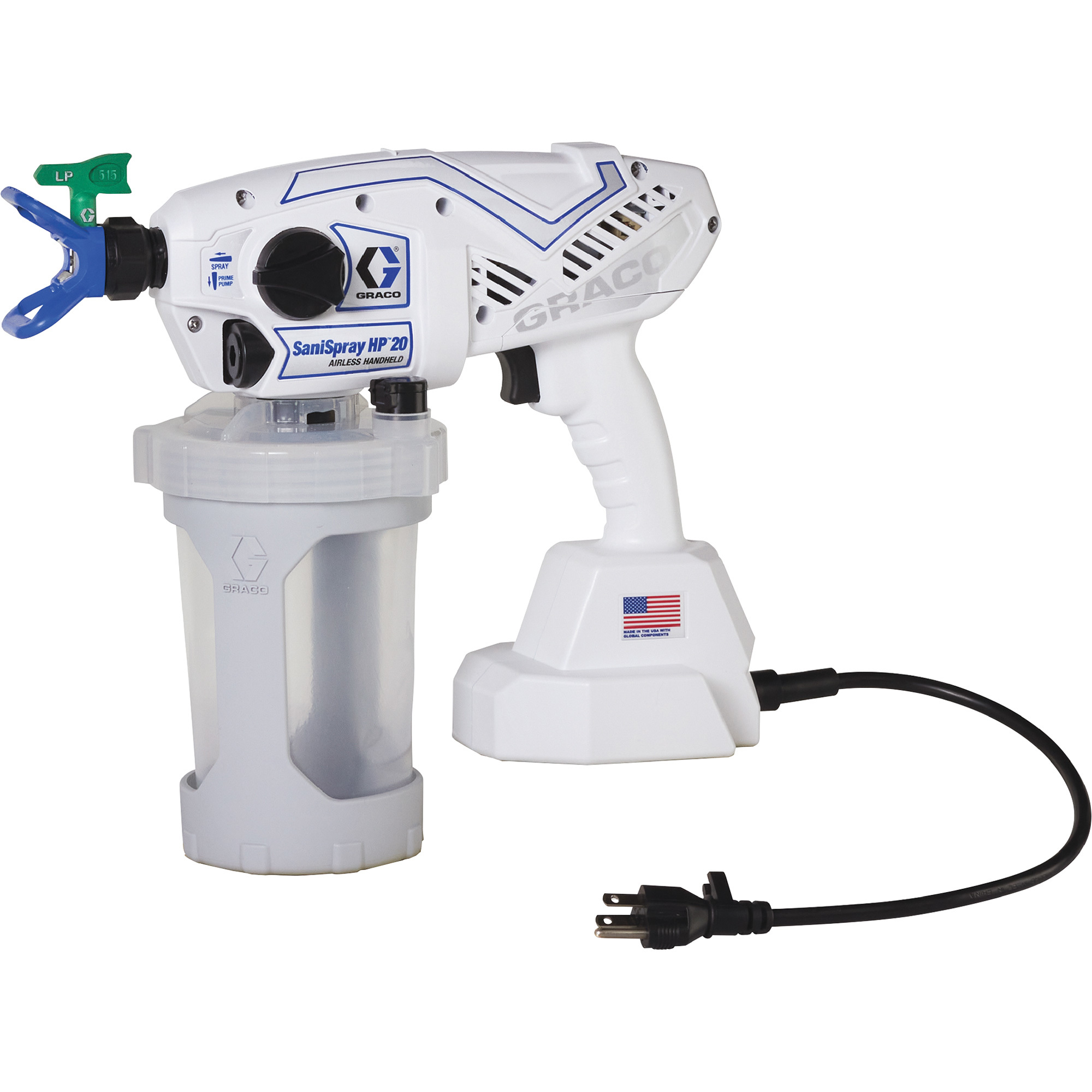 Graco SaniSpray HP20 Portable Disinfectant Sprayer â 1000 PSI, 0.3-Gallon Capacity, Model 25R790