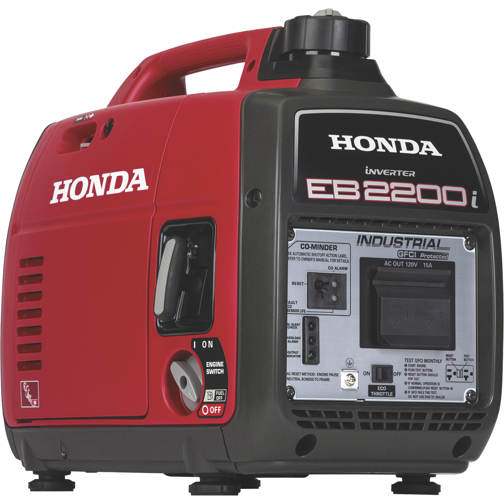 Honda Inverter Generator, 2200 Surge Watts, 1800 Rated Watts, Model EB2200ITAN