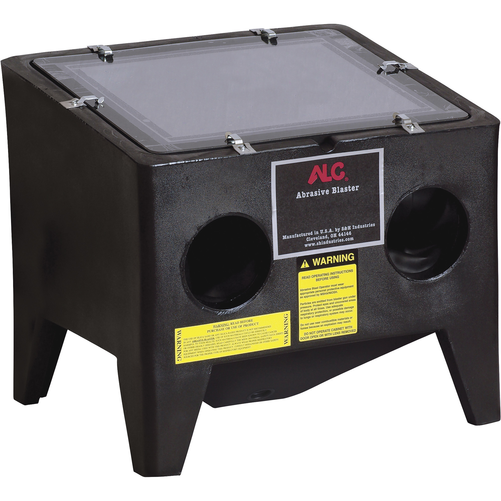 ALC Top-Open Benchtop Abrasive Blasting Cabinet, Model 41389